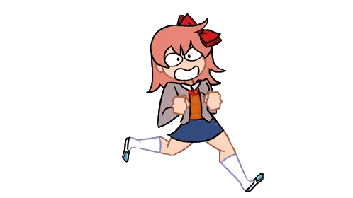Cartoon Girl with Bow