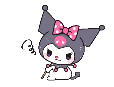 Cartoon Girl with Bow