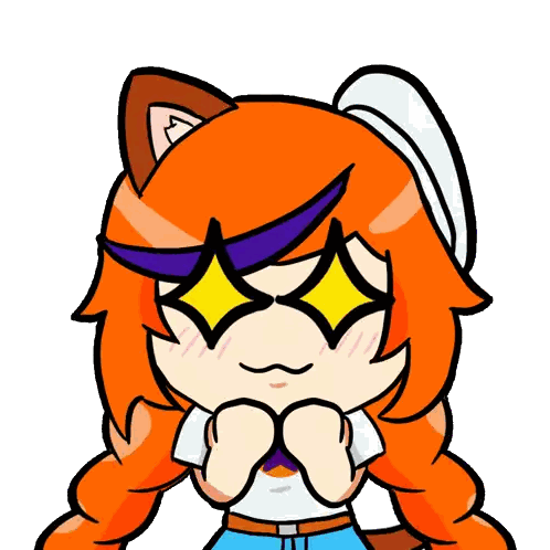Cartoon Girl With Cat Ear