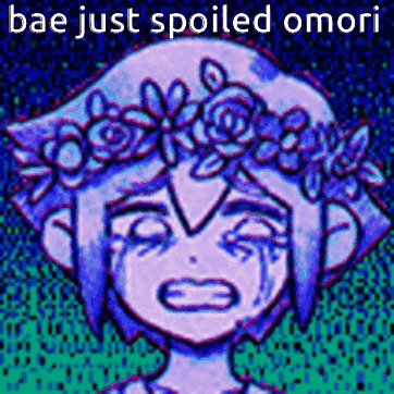Cartoon Girl With Flower Crown GIF