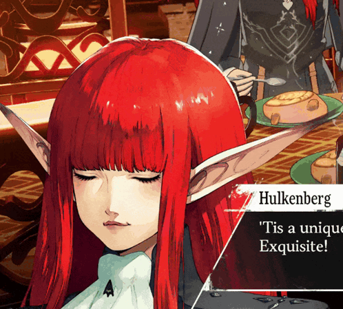 Cartoon Girl With Red Hair and Caption Hulkenberg