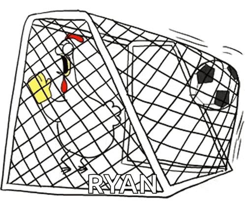 Cartoon Goal With Goal Ryan GIF