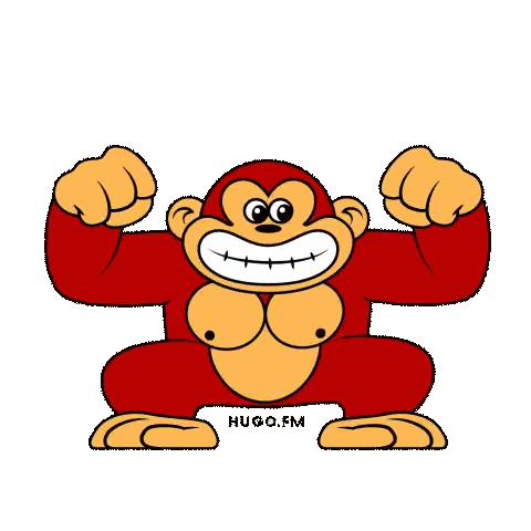 Cartoon Gorilla Hugo.fm