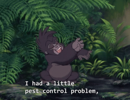 Cartoon Gorilla Saying It's All Taken Care Of