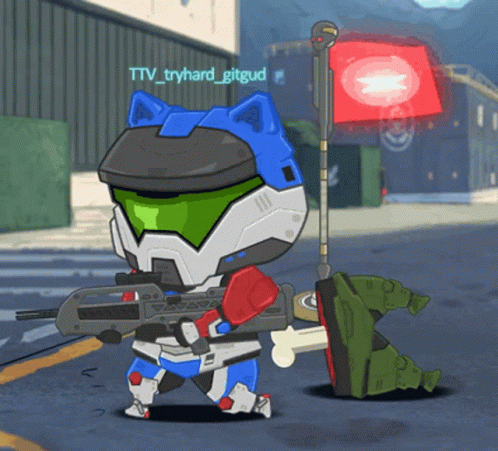 Cartoon Halo Infinite GIF