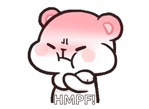 Cartoon Hamster Making Funny Face GIF
