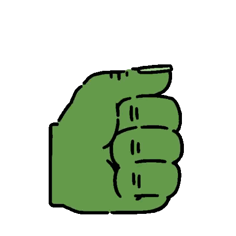 Cartoon Hand Giving Thumbs Up