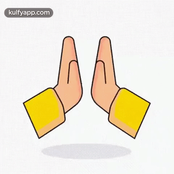 Cartoon Hands Praying GIF