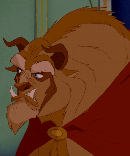 Cartoon Horned Character Close Up
