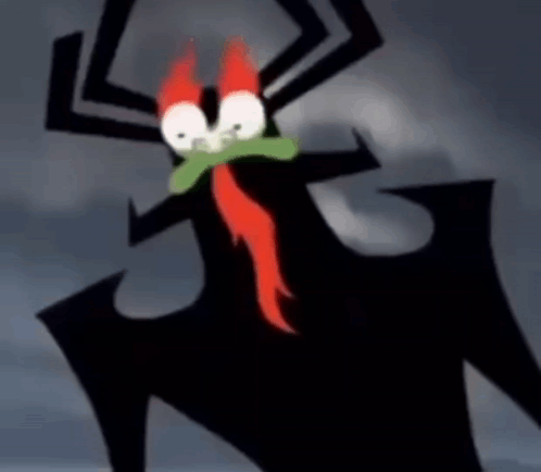 Cartoon Horned Green Face