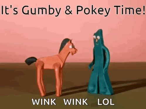 Cartoon Horse and Pokey Time Figure
