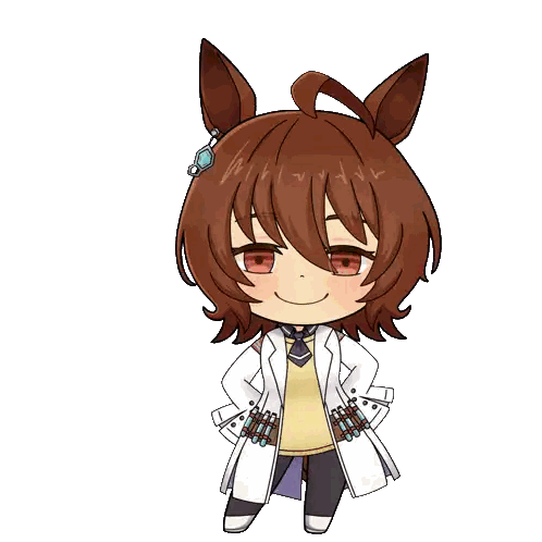 Cartoon Horse in White Coat and Tie