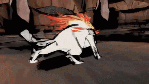 Cartoon Horse with Red Hair