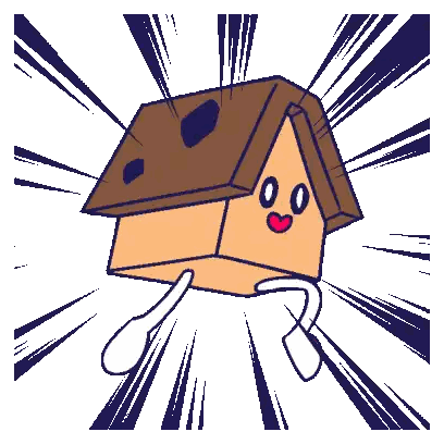 Cartoon House With Face