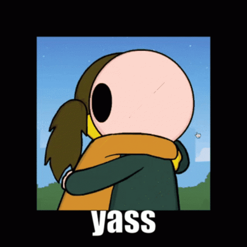 Cartoon Hugging People Yass
