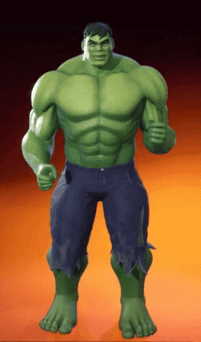 Cartoon Hulk Standing