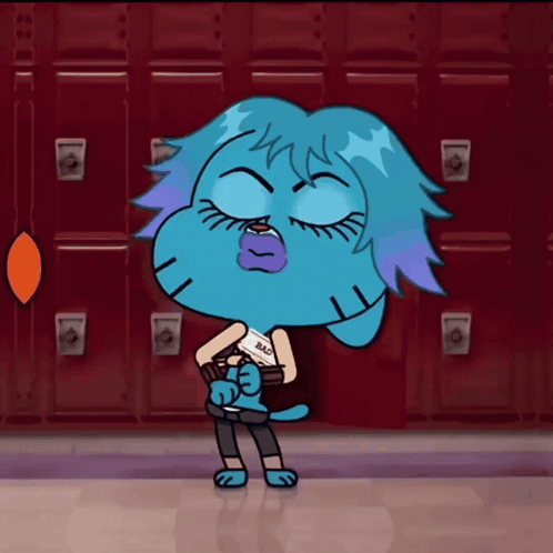 Cartoon I Am a Baddie Baby Red Lockers