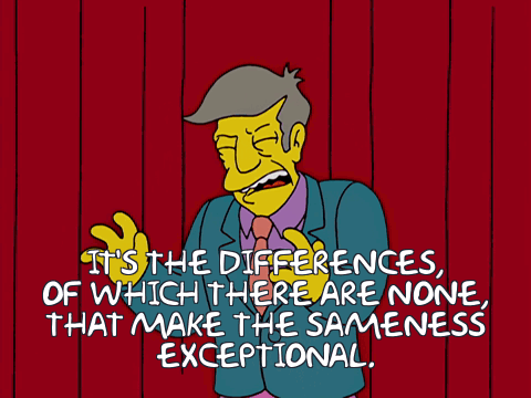Cartoon It's Differences Of Which There Are None GIF