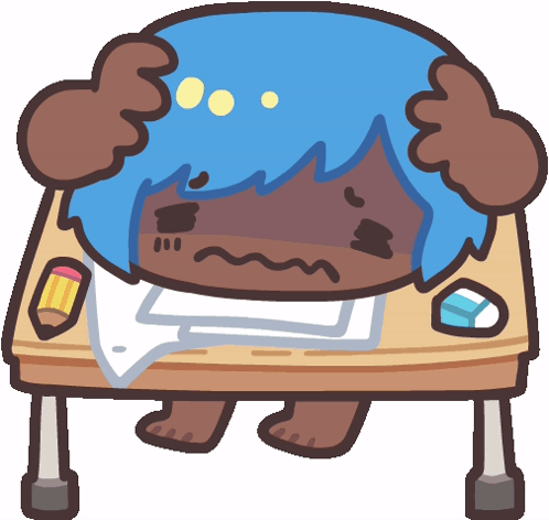 Cartoon Kid Struggle In Headache GIF