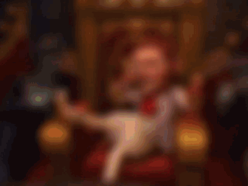 Cartoon King And Queen Sitting At Table With Wine GIF
