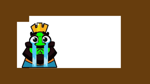 Cartoon King With Crown Crying GIF