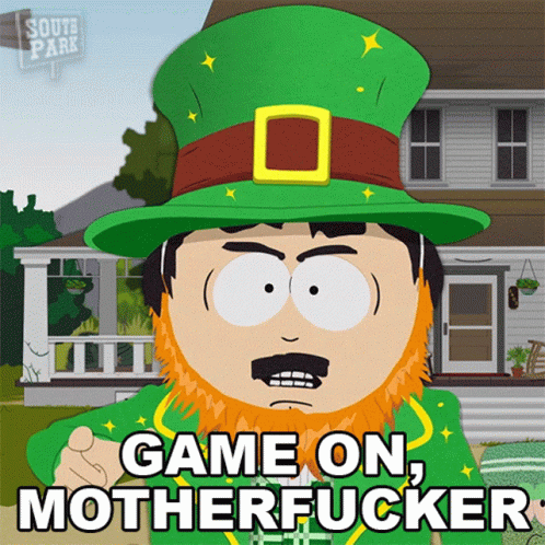 Cartoon Leprechaun Game On Motherfucker