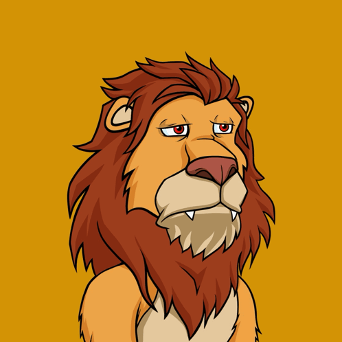 Cartoon Lion Thumbs Up Good Luck GIF