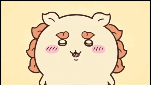 Cartoon Lion With Pink Nose GIF