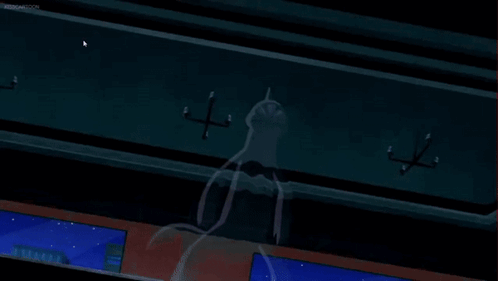 Cartoon Lizard With Red Eyes GIF