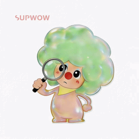 Cartoon Magnifying Glass Let Me Have a Look