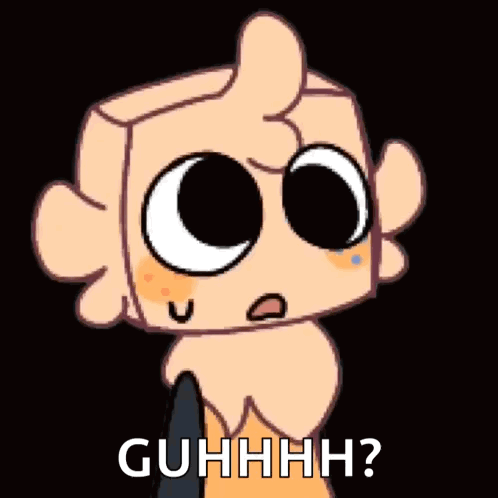 Cartoon Making Funny Face Guuhh