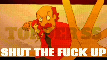 Cartoon Making Peace Sign Saying Vuur Real's