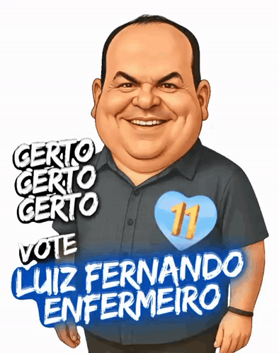 Cartoon Man Certo Certo Certo Vote Luiz Fernando Enfermeiro GIF