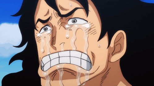 Cartoon Man Crying Tears GIF