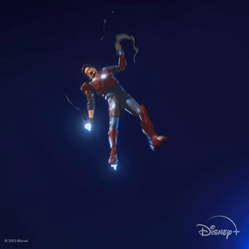 Cartoon Man Doing Handstand With Disney Logo