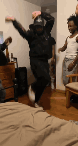 Cartoon Man Holding Stick Saying Lets Get Down To Business GIF