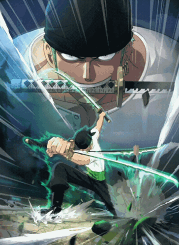 Cartoon Man Holding Sword With Zero GIF