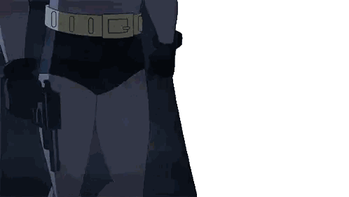 Cartoon Man in Batman Costume