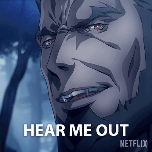 Cartoon Man Saying Hear Me Out Netflix GIF