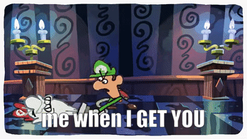 Cartoon Man Saying Me When I Get You GIF