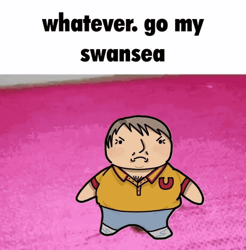 Cartoon Man Saying Whatever