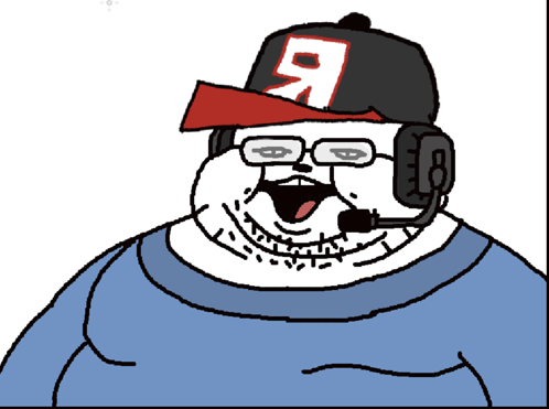 Cartoon Man Wearing Hat With Letter R