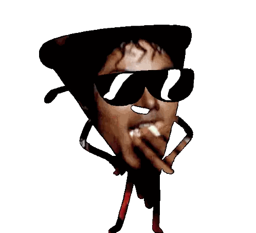 Cartoon Man Wearing Sunglasses