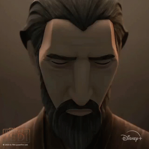 Cartoon Man with Beard and Disney Logo