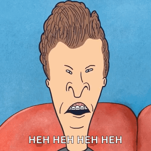 Cartoon Man With Braces Heh Heh Heh Heh