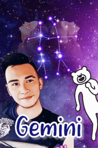 Cartoon Man with Gemini