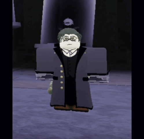 Cartoon Man With Glasses and Green Hair