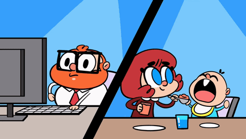 Cartoon Man With Glasses and Letter O on Head