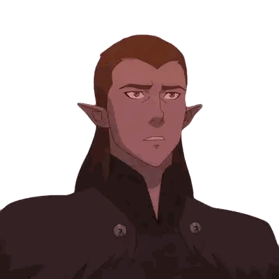 Cartoon Man with Long Ears and Black Cape