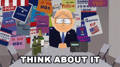 Cartoon Man With Speech Bubble Saying Fez